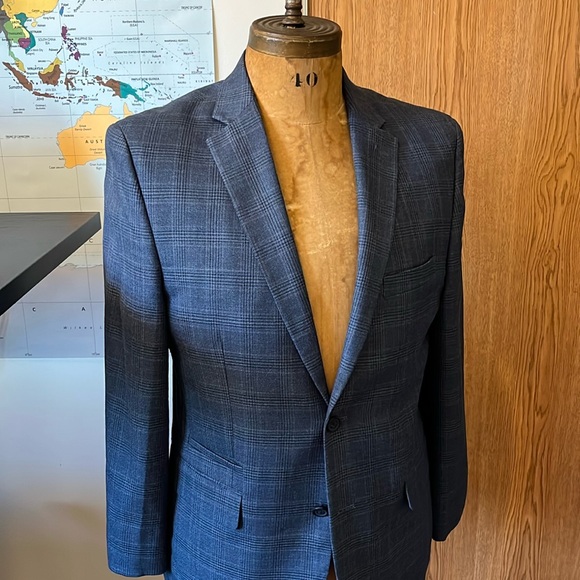 Sports jacket blue size M great condition - Picture 1 of 5